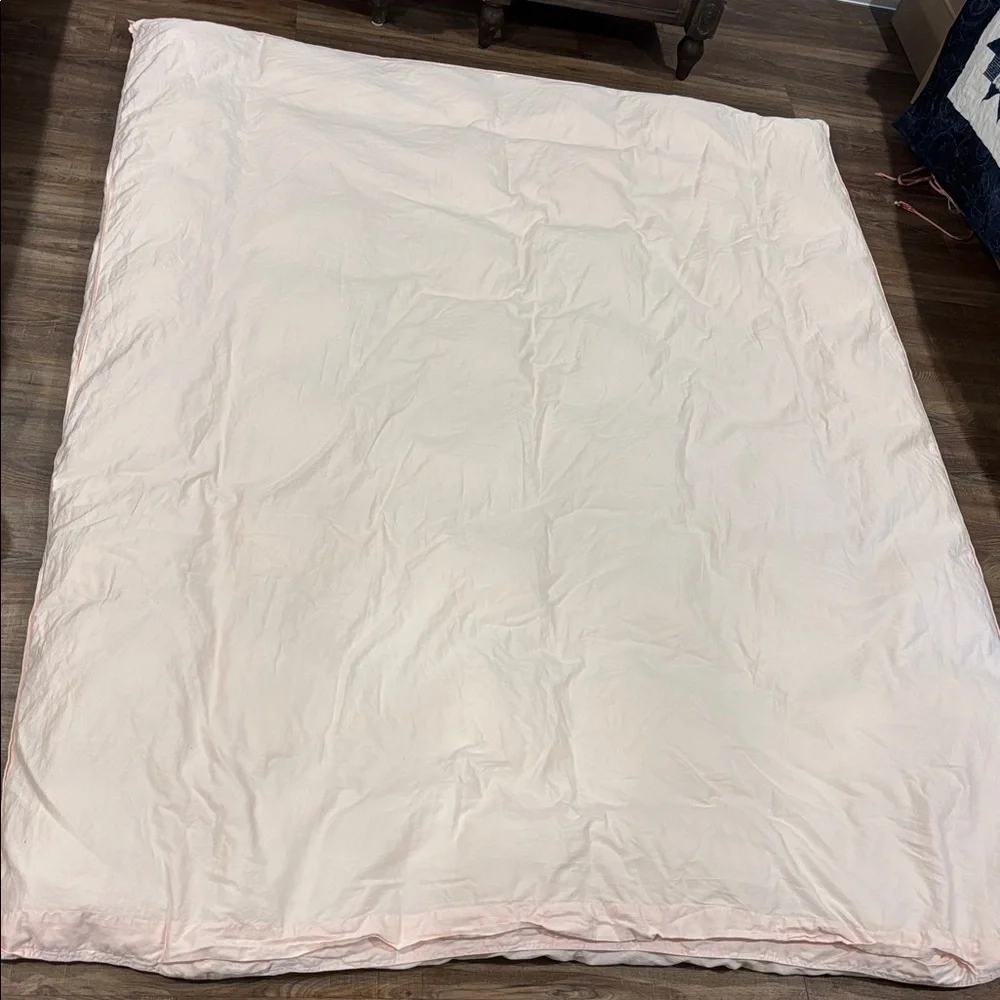 Pottery Barn Kids Pale Pink Super Soft Organic Duvet Cover Twin and PB Insert - Picture 3 of 7